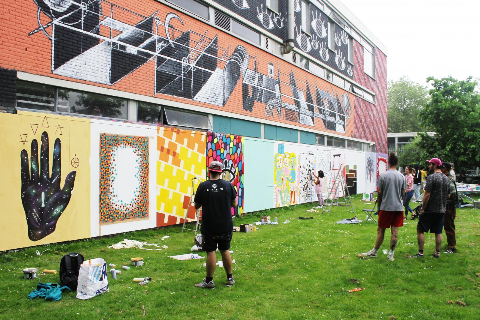 Community Wall Painting Community Wall Painting